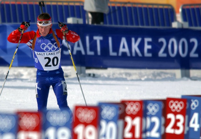 lyžař na olympiádě